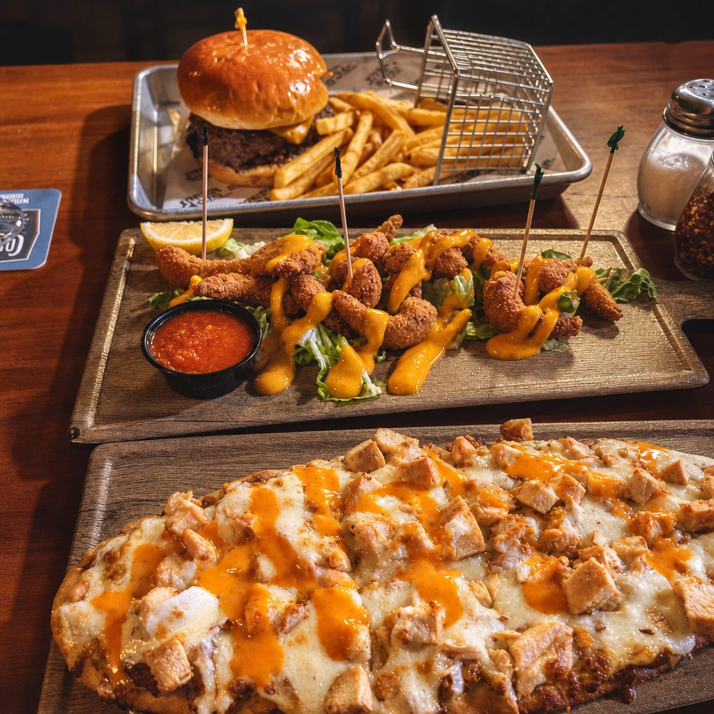 BBQ Chicken Flatbread.