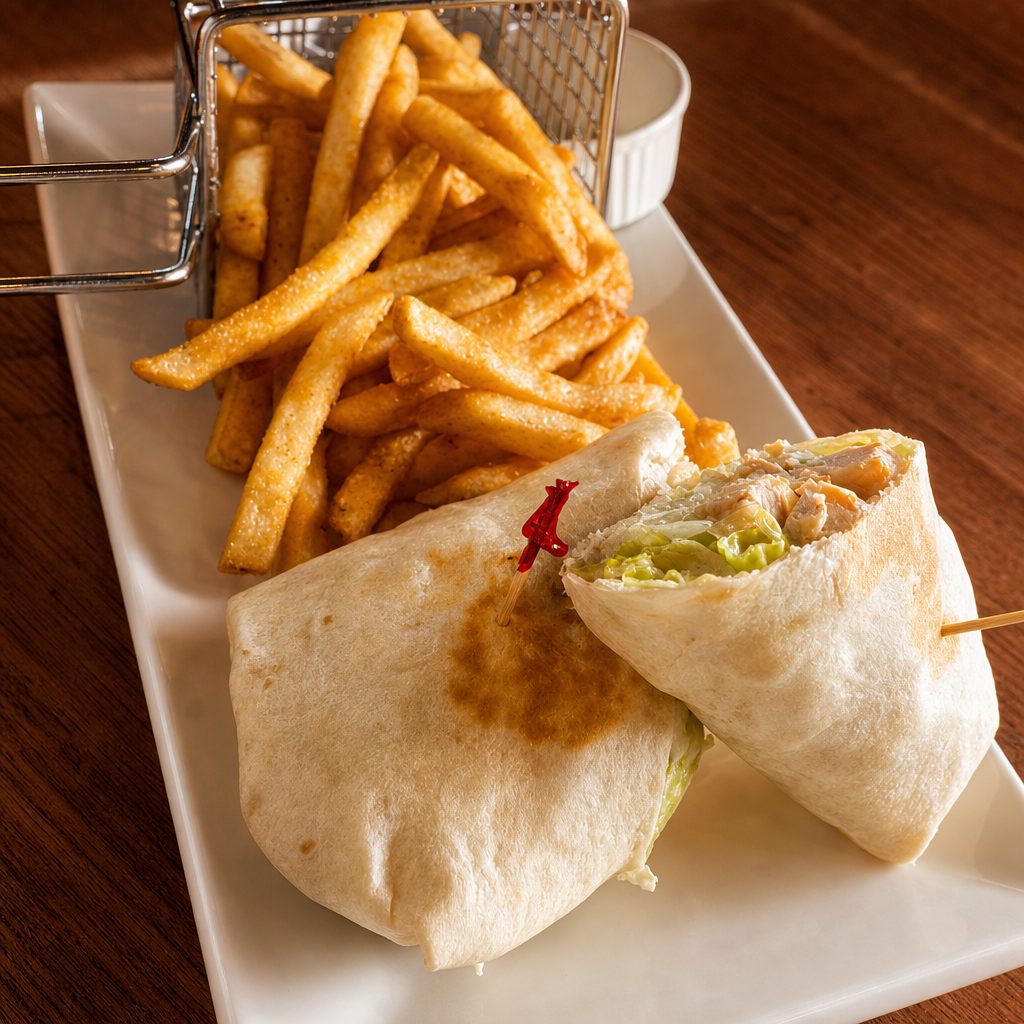 Chicken Caesar Wrap.